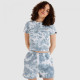 Ellesse Γυναικεία κοντομάνικη μπλούζα Vikins Tie Dye Crop T-Shirt